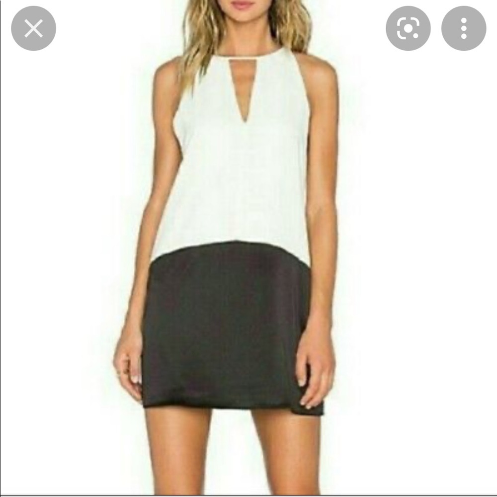 NWT Parker Colorblock Shift Silk dress